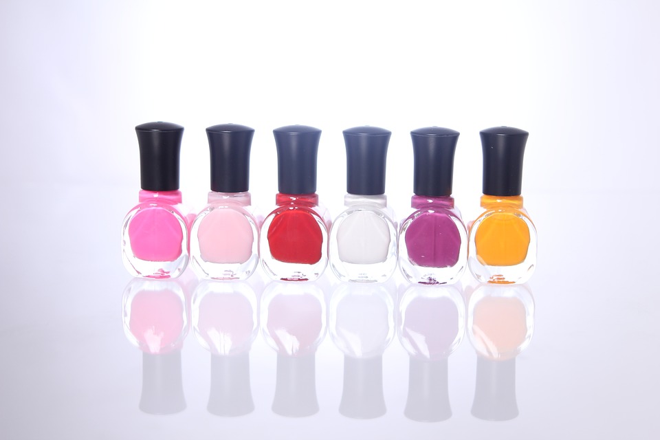 Different colors of nail polish